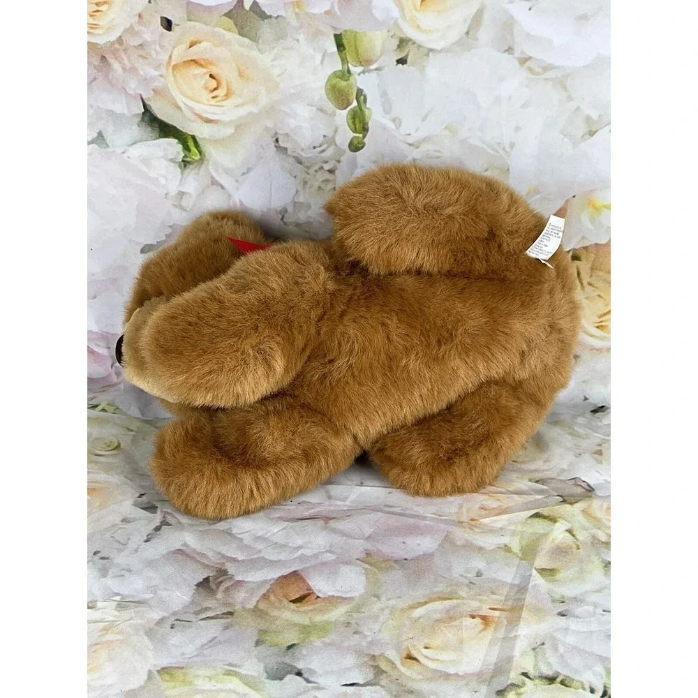 Dakin Teddy Bear Brown Stuffed Animal Plush Soft Applause Toy Laying Down